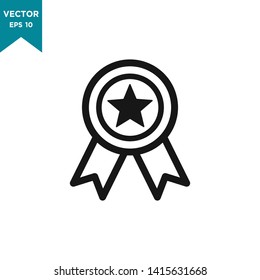 award icon vector logo template, medal icon 