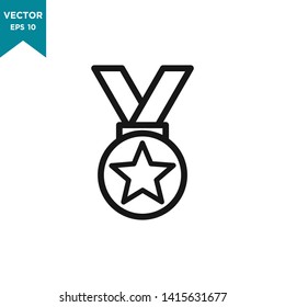 award icon vector logo template, medal icon 