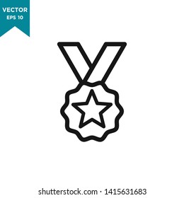 award icon vector logo template, medal icon 
