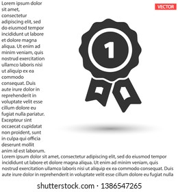 Award icon vector icon , lorem ipsum Flat design