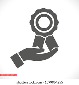 Award icon vector icon , lorem ipsum Flat design