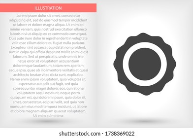 Award icon vector icon , lorem ipsum Flat design