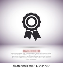 Award Symbol, Vektorsymbol, lorem ipsum Flaches Design