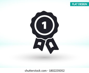 Award Symbol, Vektorsymbol, lorem ipsum Flaches Design