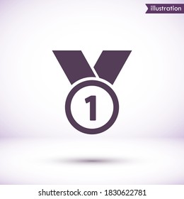 Icono de icono de premio Icono de vector, lorem ipsum Diseño plano