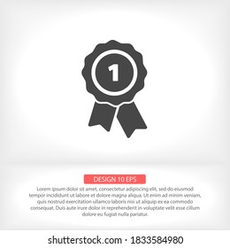 Award Symbol, Vektorsymbol, lorem ipsum Flaches Design