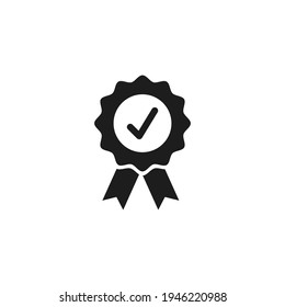 Award-Symbol-Vektorgrafik. Einfaches Medaillenzeichen