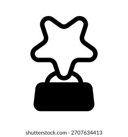 Ilustración de diseño de símbolo de Vector de icono de premio