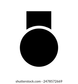 Award icon vector. trophy illustration sign. winner symbol. medal logo. 