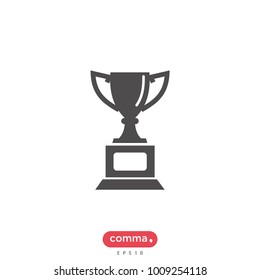 Award icon vector, trophy symbol