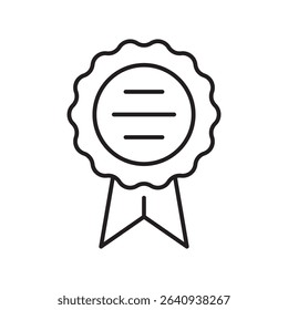 award icon with white background vector stock illustration
