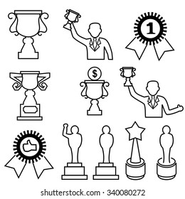 Award icon.outline vector