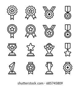 Award Icons Outline