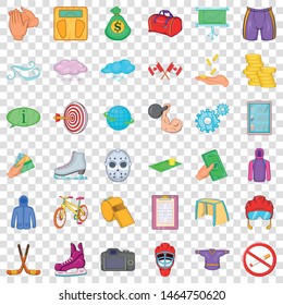 Award icons set. Cartoon style of 36 award vector icons for web for any design
