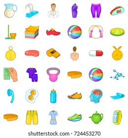Award icons set. Cartoon style of 36 award vector icons for web isolated on white background
