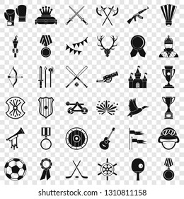 Award icons set. Simple style of 36 award vector icons for web for any design