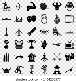 Award icons set. Simple style of 36 award vector icons for web for any design