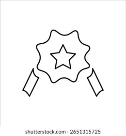 Iconos de premio. Ilustración vectorial de línea simple