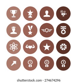award icons universal set for web and mobile