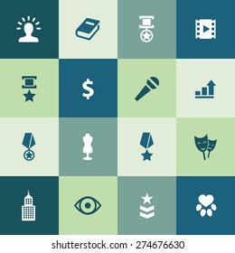award icons universal set for web and mobile 