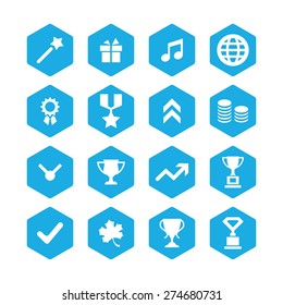 award icons universal set for web and mobile 
