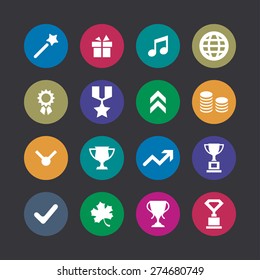 award icons universal set for web and mobile 