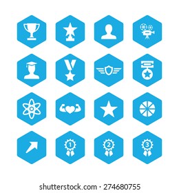 award icons universal set for web and mobile 