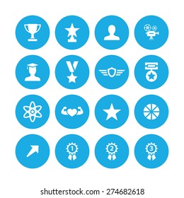 award icons universal set for web and mobile 