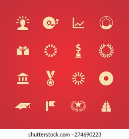 award icons universal set for web and mobile 