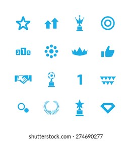 award icons universal set for web and mobile 