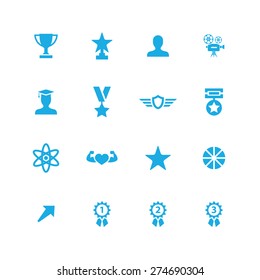 award icons universal set for web and mobile 