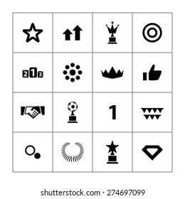 award icons universal set for web and mobile 