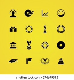 award icons universal set for web and mobile