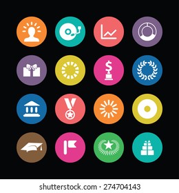 award icons universal set for web and mobile