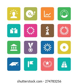 award icons universal set for web and mobile
