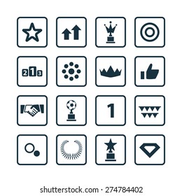 award icons universal set for web and mobile