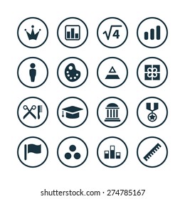 award icons universal set for web and mobile