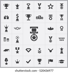 award icons universal set for web and mobile