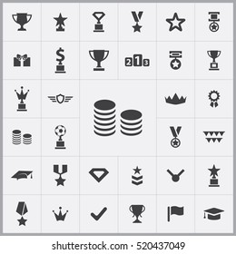 award icons universal set for web and mobile