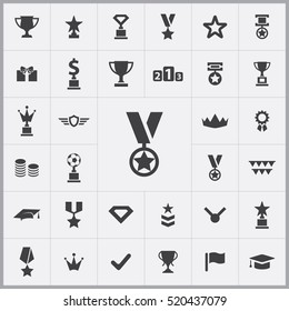 award icons universal set for web and mobile