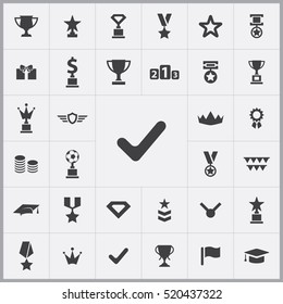award icons universal set for web and mobile