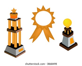 Iconos de premio - Vector