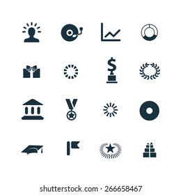 award Icons Vector set. award Icons Symbol set. award Icons Picture set. award Icon Image set. award Icons Shape set. award Icons Sign set on white background
