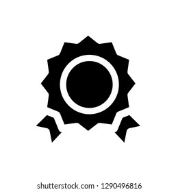 Award icon,vector illustration. Flat design style. vector award icon illustration isolated on White background, award icon Eps10. award icons graphic design vector symbols.