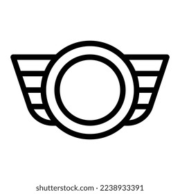 Auszeichnung, Vektorgrafik und Logo Icon Army Waffensymbol perfekt. Symbol aus der modernen Kollektion für mobiles Konzept und Web-Apps Design.
