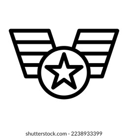 ilustración de premio vector y logotipo Icono icono de arma del ejército perfecto. Signo de iconos de la colección moderna para el concepto móvil y el diseño de aplicaciones web.