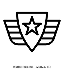ilustración de premio vector y logotipo Icono icono de arma del ejército perfecto. Signo de iconos de la colección moderna para el concepto móvil y el diseño de aplicaciones web.