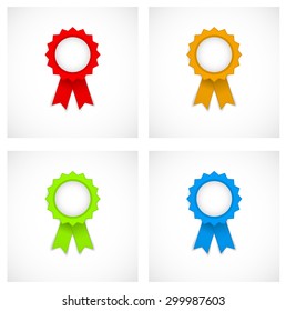 award label colored icon