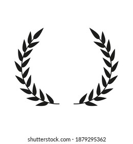 Award, laurel, wreath icon Vector. Illustration	
