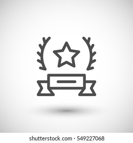 Award line icon